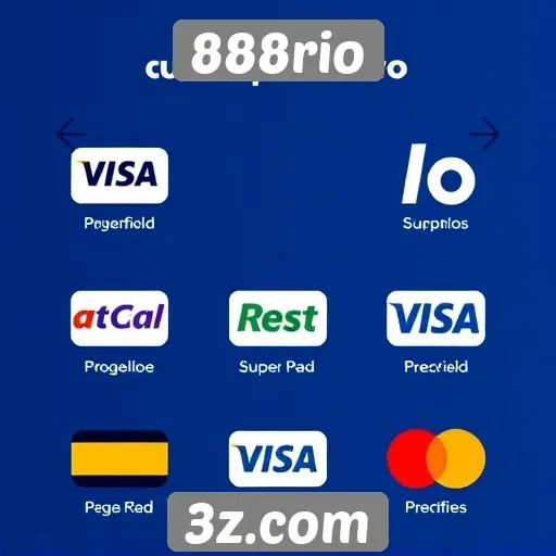 Métodos de pagamento aceitos no 888rio