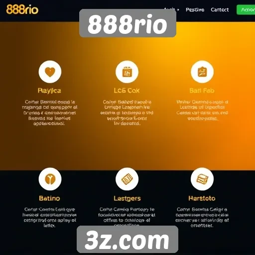 Características do design do site 888rio